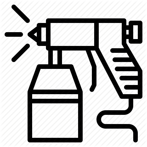 Airbrush, Paint, Painting, Spray Icon