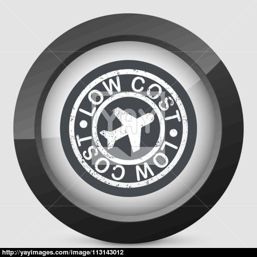 Lowcost Airline Icon Vector