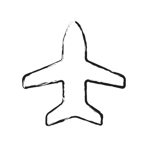 Mixed Airplane Icon