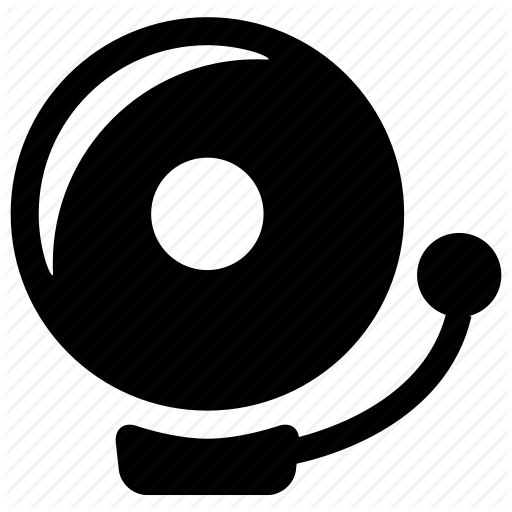 Alarm, Bell, Fire, School Icon