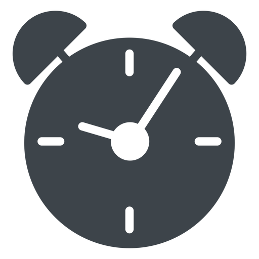 Alarm Clock Flat School Icon