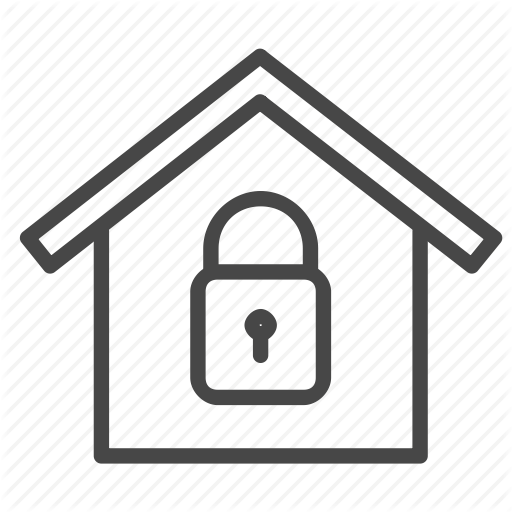Home, Lock, Protection, Safe, Security, System Icon