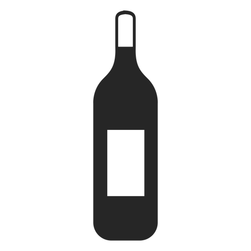 Bottle Of Alcohol Flat Icon