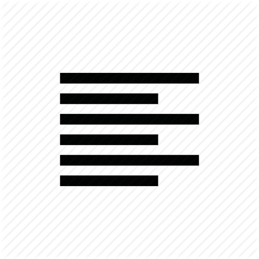 Align, Alignment, Direction, Left, Page, Position, Text Icon