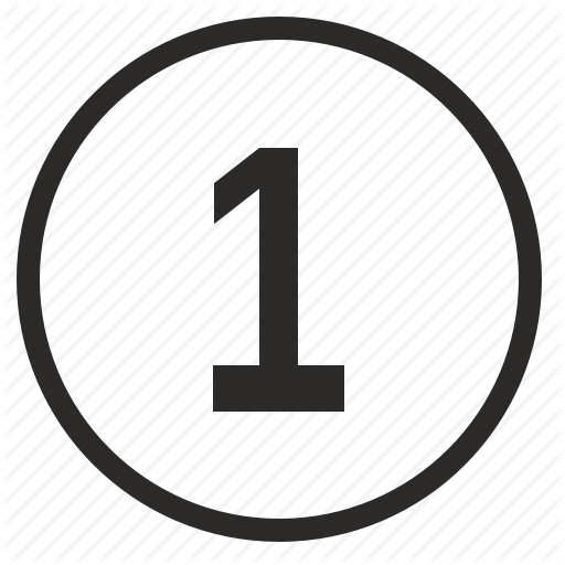 First, Number, One, Place, Round, Ui Icon