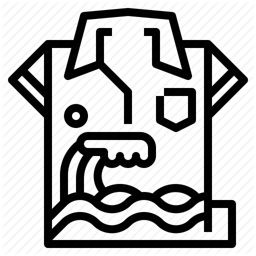 Aloha, Beach, Shirt, Summer, Travel Icon