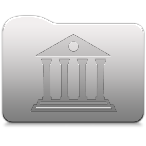 Aluminum Folder Library Icon Free Download As Png And Icon Easy