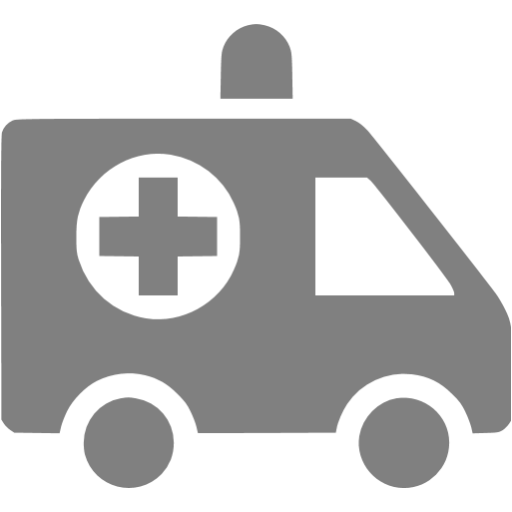 Gray Ambulance Icon