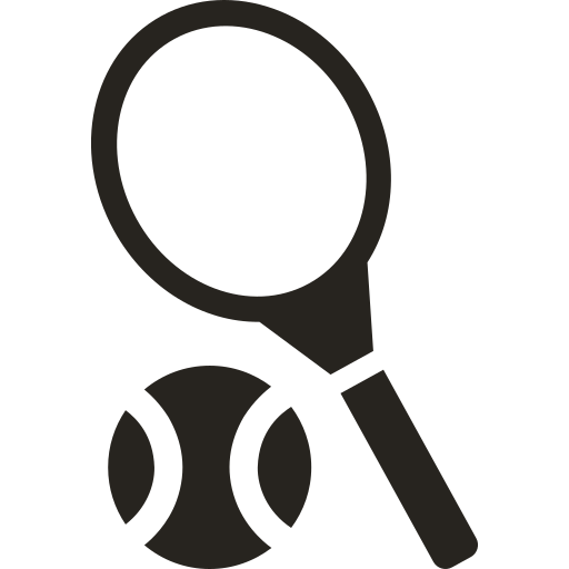 Tennis Icon Free Of Amenities Solid Icons