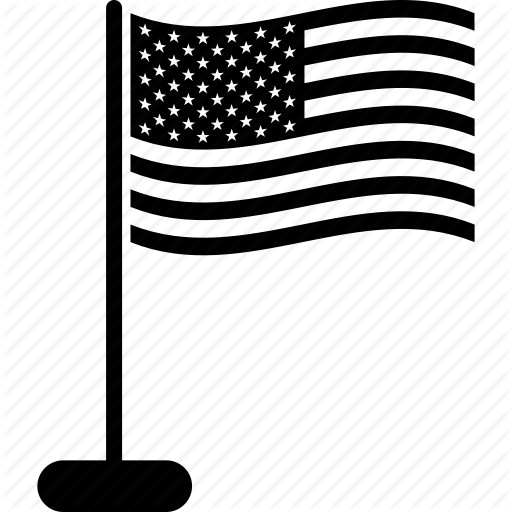 Flag, Usa Icon