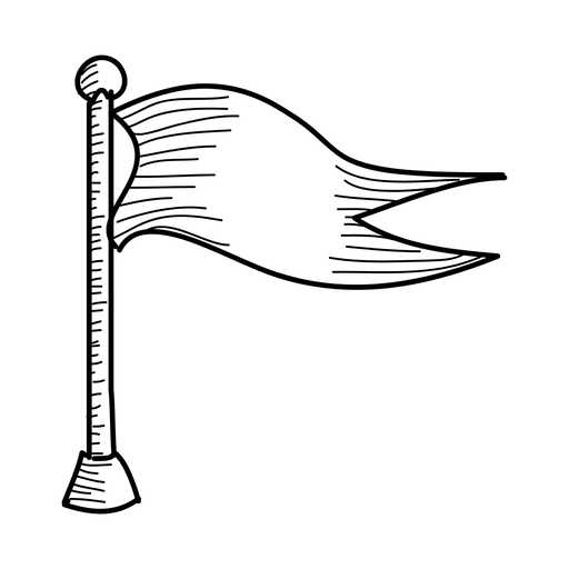 Hand Drawn Flag Icon
