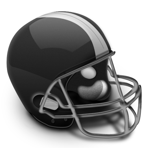 Football Helmet Grey Icon