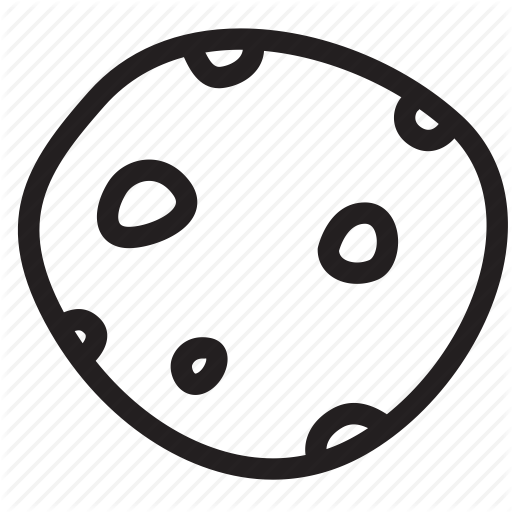 Hole, Moon, Planet, Space Icon