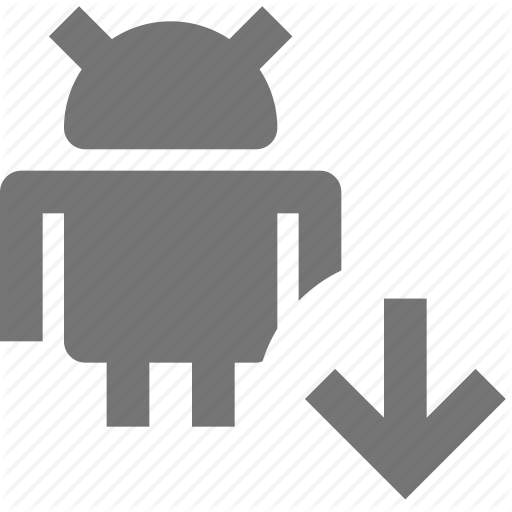 Android, Arrow, Down, Download Icon