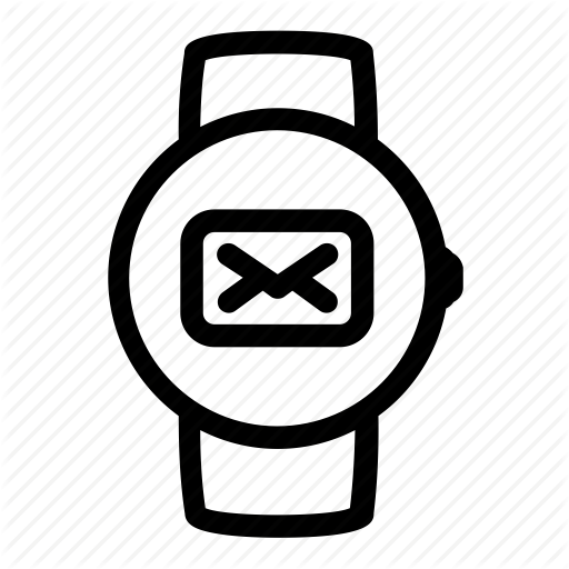 Android, Digital, Email, Mail, Message, Watch, Wear Icon
