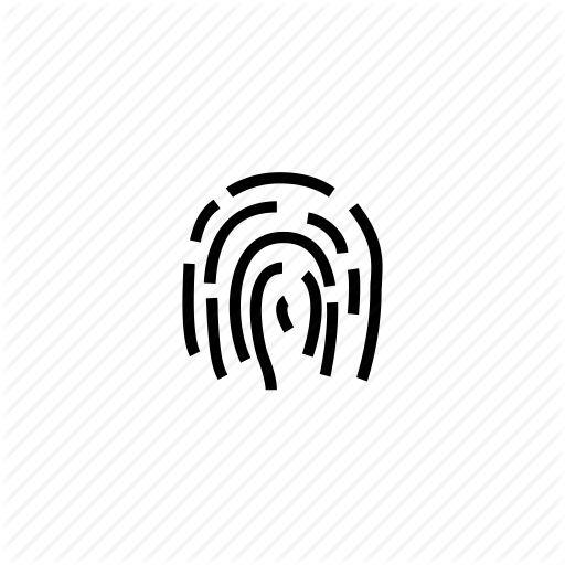 Bank, Finger, Fingerprint, Gesture, Touch, Touchid Icon