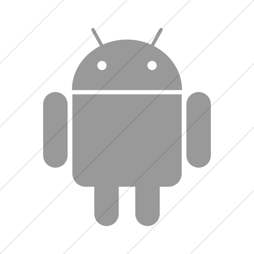 Simple Light Gray Foundation Social Android Icon