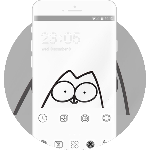 Hand Painted Bird Free Android Theme U Launcher
