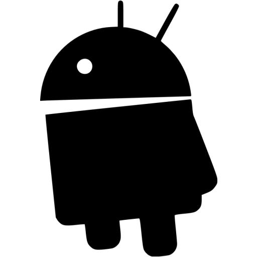 Black Android Icon
