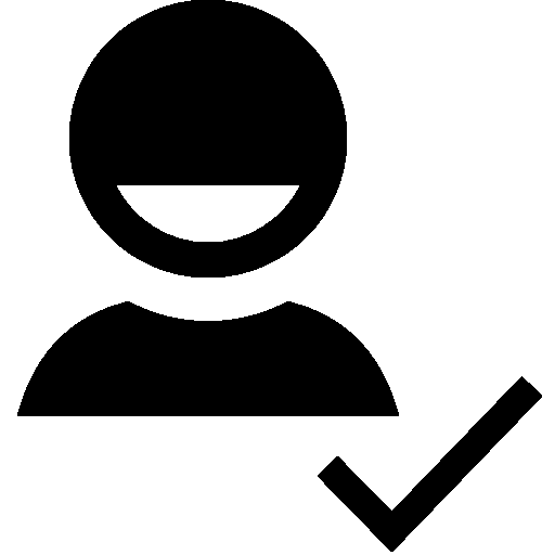 Users Checked User Icon Android Iconset