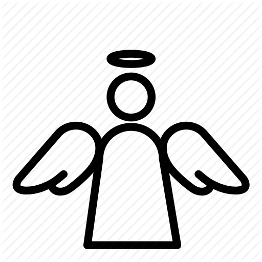 Angel, Blessing, Snow, Wings, Winter Icon