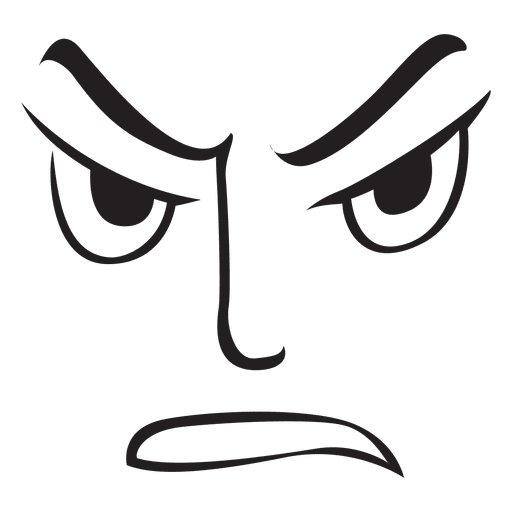 Angry Face Emoticon