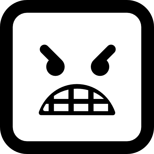 Angry Emoticon Face Icons Free Download