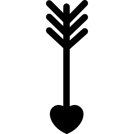 Indian Arrow With Heart Shape Icons Free Download