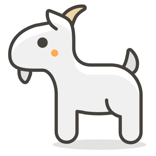 Goat, Animal Icon Free Of Another Emoji Icon Set