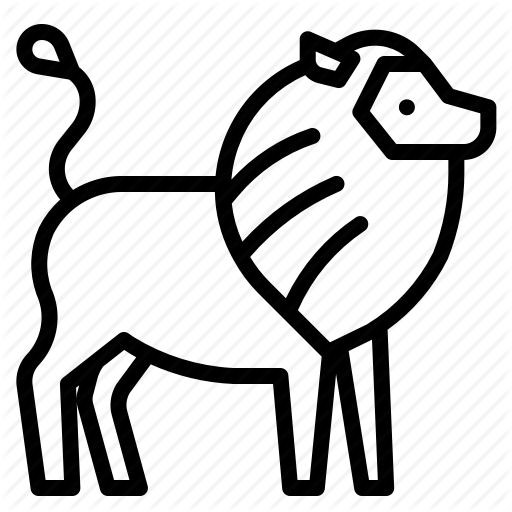 Animals, Kingdom, Lion, Mammal, Zoo Icon