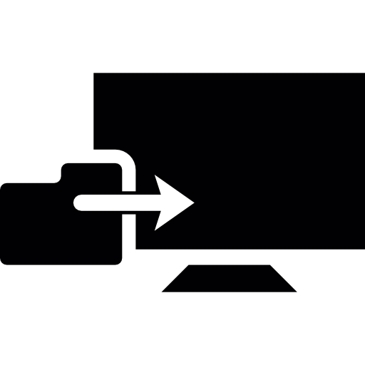 Folder With Arrow To Computer Icons Free Download