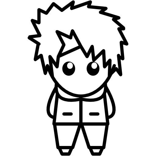 Flat Anime Characters Icon