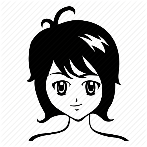 Anime, Cartoon Icon
