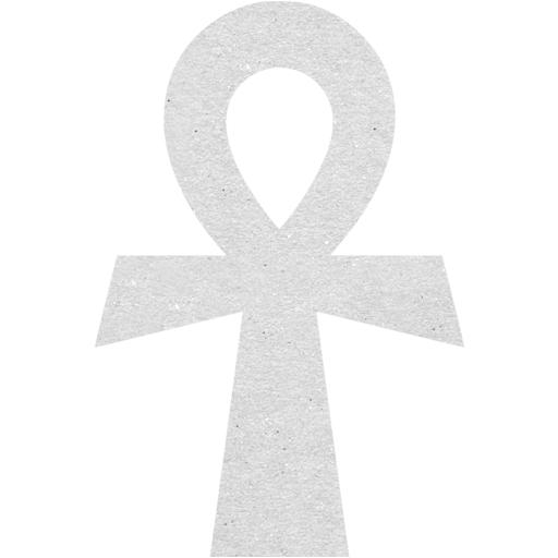 Cardboard Ankh Icon