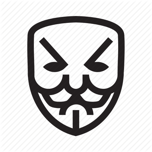 Angry, Anonymous, Emoticon, Hacker, Mask Icon