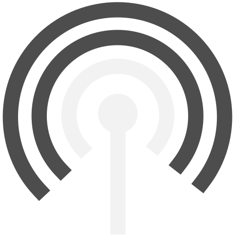 Network, Wireless, Connected, Antenna, Signal Icon Free