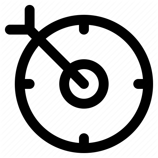 Appoiment, Archery, Management, Outline, Target, Time Icon