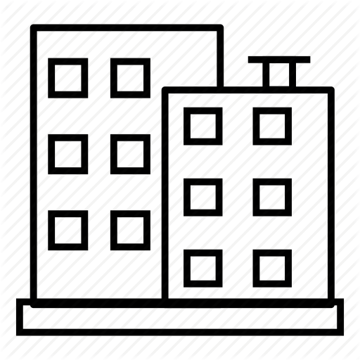 Apartment, Building, Estate, Hotel Icon