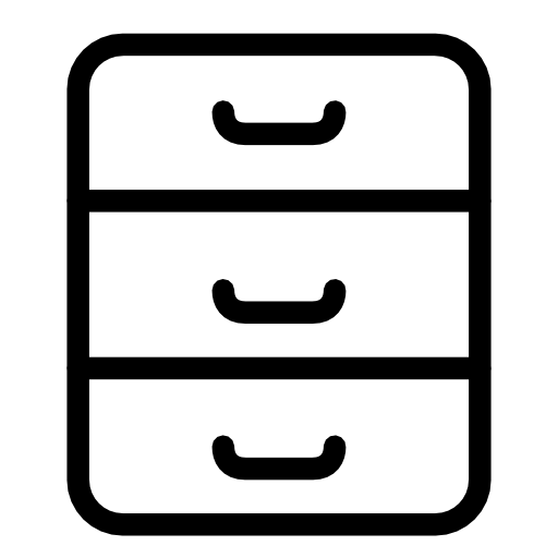 Collection Of Drawer Icons Free Download