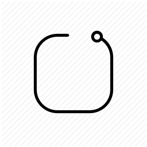 Corners, Editor, Rounded, Square, Tools Icon
