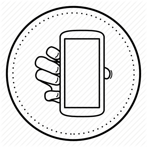 Holding Phone, Internet Advertisement, Mobile App, Online Course