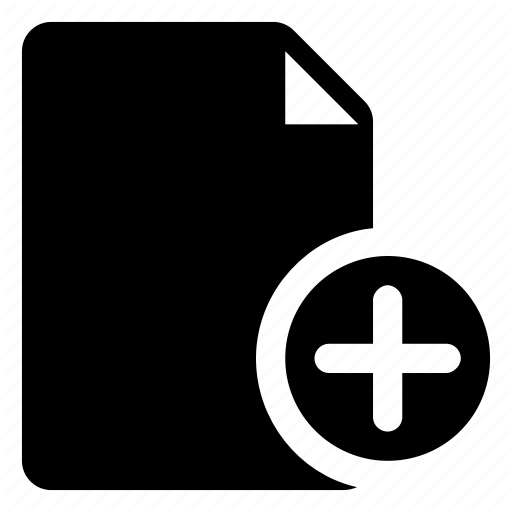 Add File, Create File, New Document, New File, Web Ui Icon