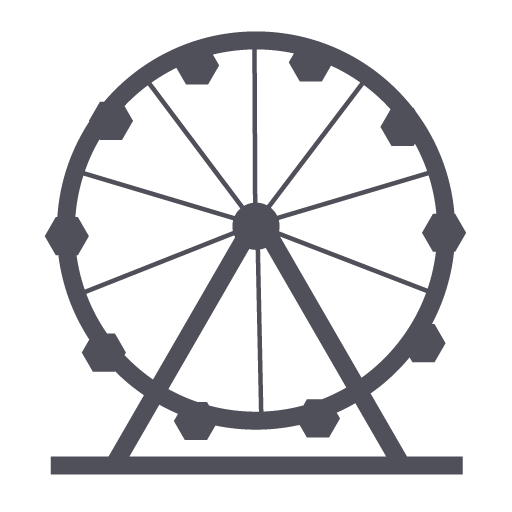 Amusement, Holiday, Park, Theme, Wheel Icon