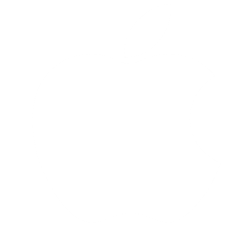 Giant Apple Logo Bw Icon Download