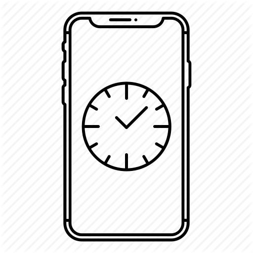 Apple, Clock, Iphone X, Smartphone, Time Icon