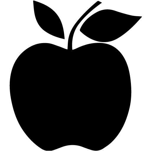 Black Apple Icon