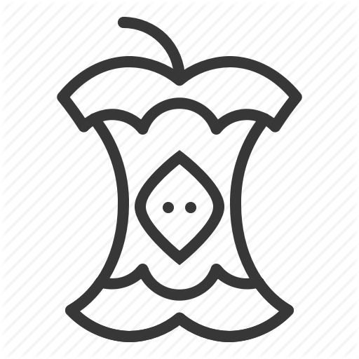 Apple, Apple Core, Food, Fruit, Healthty, Vitamn