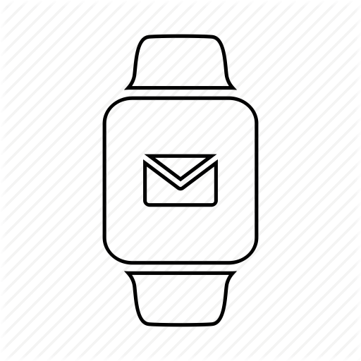 Apple Watch, Email, Inbox, Mail, Message, Send, Watch Icon