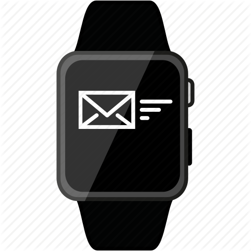Apple, Email, Grey, Message, Metalic, Recieve, Watch Icon