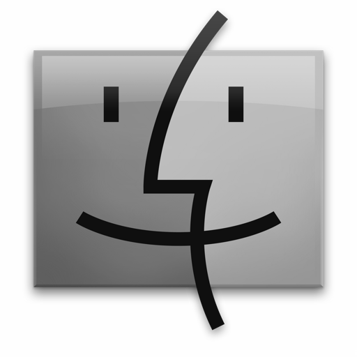 Silver Finder Icon Finder Iconset Igabapple
